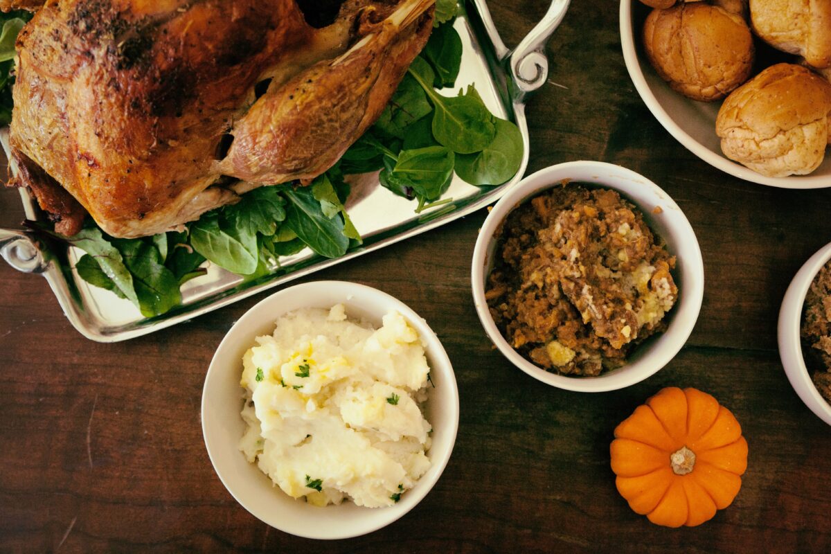 image of Thanksgiving meal