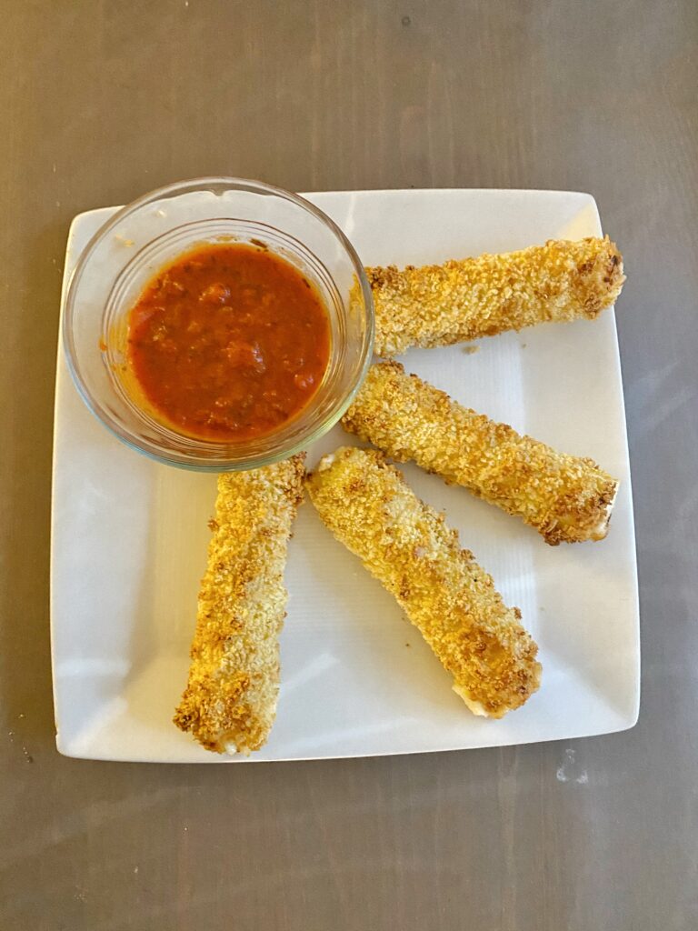 Game Day Air Fryer Recipes-Mozzarella Sticks