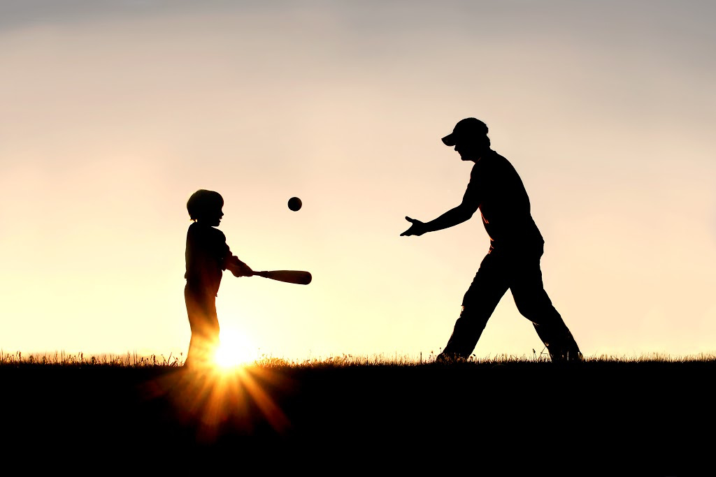 playing baseball 